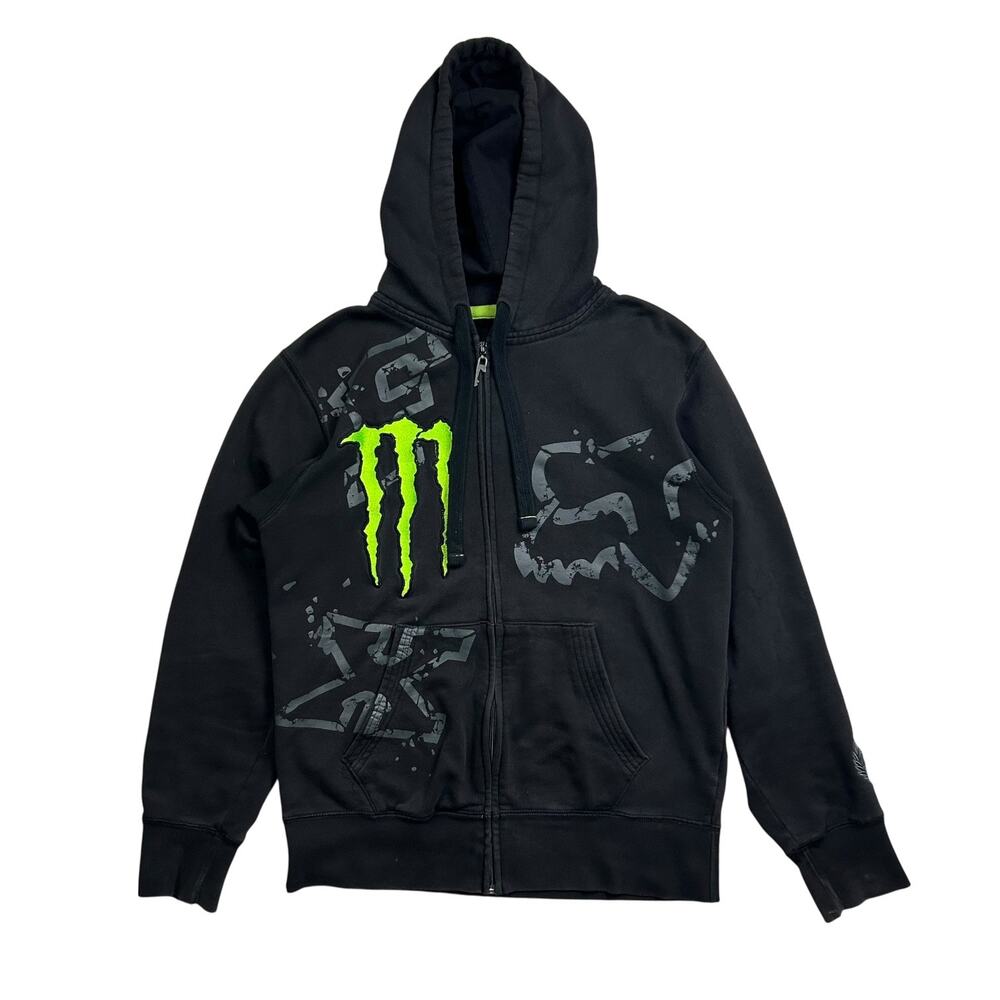 Fox Racing Monster Energy Hoodie Ricky Carmichael Y2K Hoodie